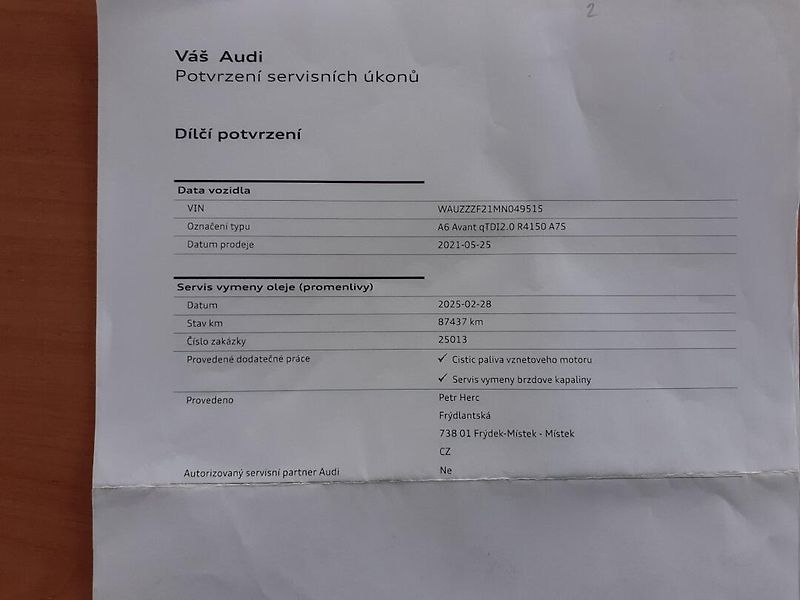 Audi A6 (2021) Avant 2.0 TDi Quattro - fotka 42 z 43