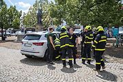 Záchrana dítěte z přehřátého vozu, 17. června 2024