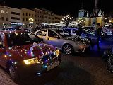 Start Vánoční jízdy na Velkém náměstí v Kroměříži, 17. prosince 2023.