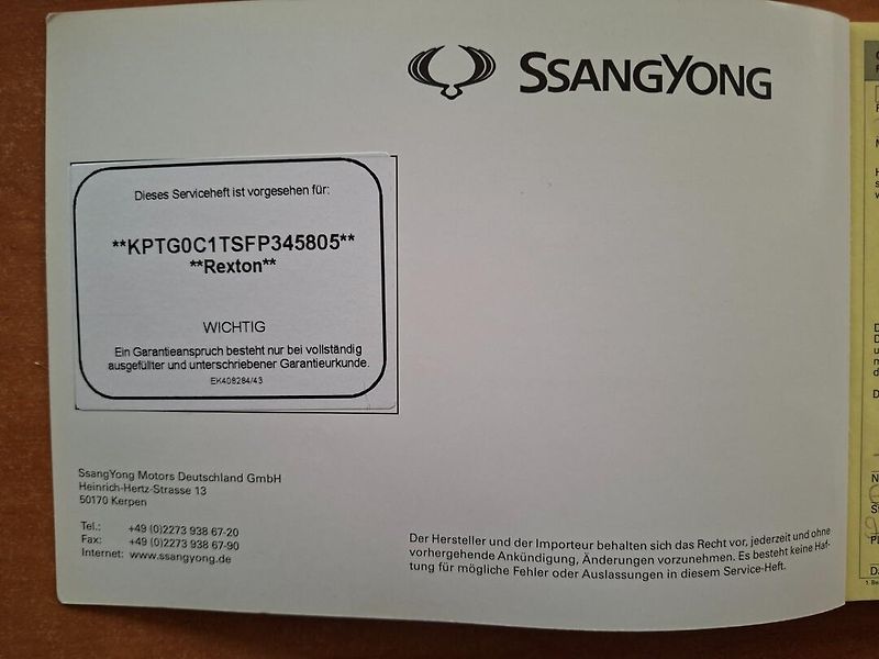 SsangYong Rexton (2015) RX200E-XDI 114kW 6MAN -TAŽ.ZAŘ - fotka 28 z 33