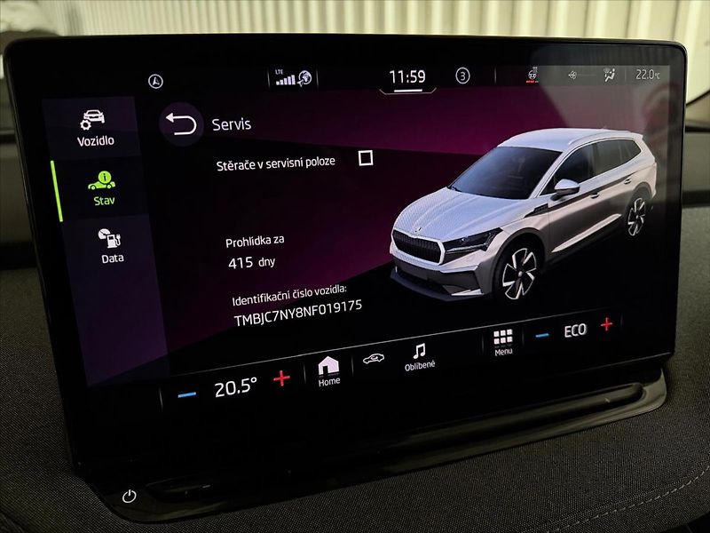 Škoda Enyaq IV80 150kW ACC TAŽNÉ TČ 2XALU - fotka 19 z 42