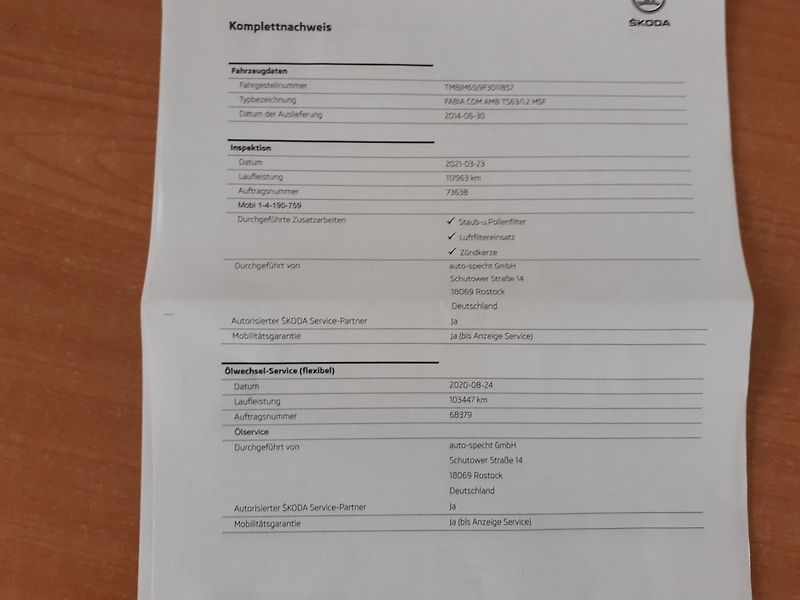 Škoda Fabia (2014) KOMBI 1.2 TSi  AMB - fotka 27 z 33