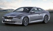 Škoda Superb jako kupé podle představ grafika.