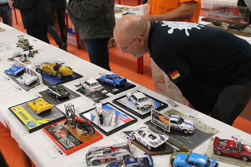 Vítězný model kategorie závodních vozů seniorů, Bugatti Type 35B Přemysla Bartoše. Se skutečným vozem si Eliška Junková dojela pro 5. místo při závodě Targa Florio 1928.