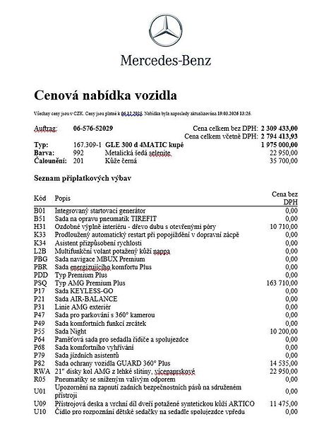 Mercedes-Benz GLE 300 d 4MATIC kupé demo - fotka 23 z 27
