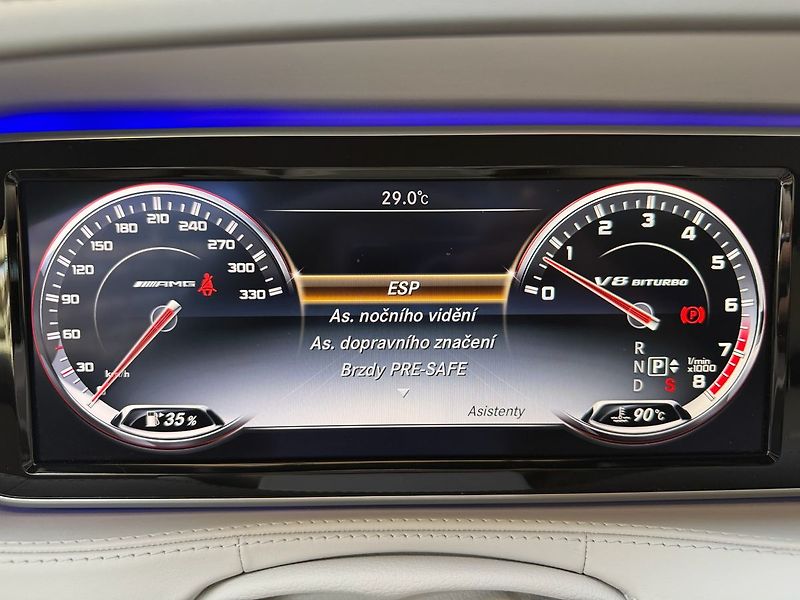 Mercedes-Benz Třídy S V8 4MATIC LONG, WEBASTO, PANO - fotka 20 z 28