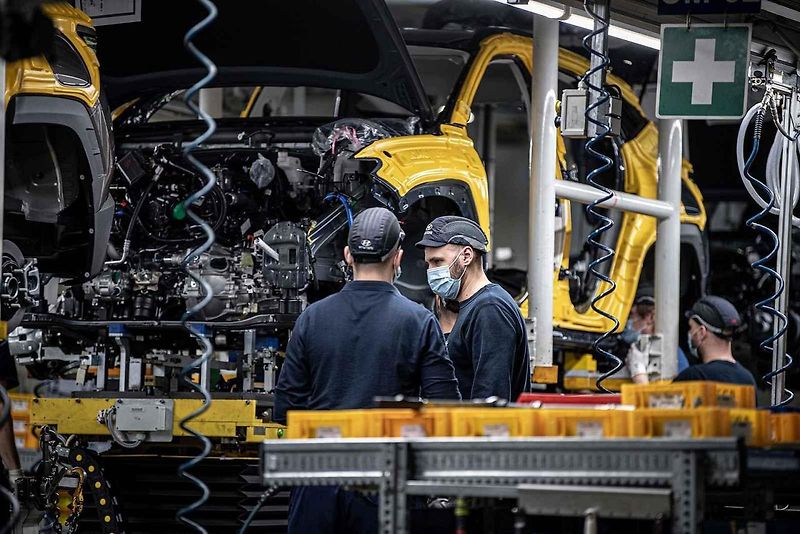 Automobilka Hyundai v Nošovicích, leden 2022.