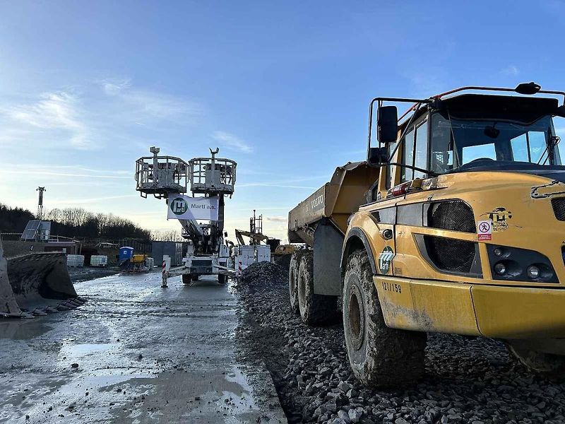 Žehnání svaté Barbory na stavbě tunelu Homole na budoucí dálnici D35 u Vysokého Mýta.