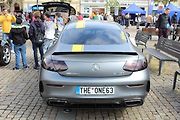 Sraz vozů značky Mercedes na Karlově náměstí v Kolíně.
