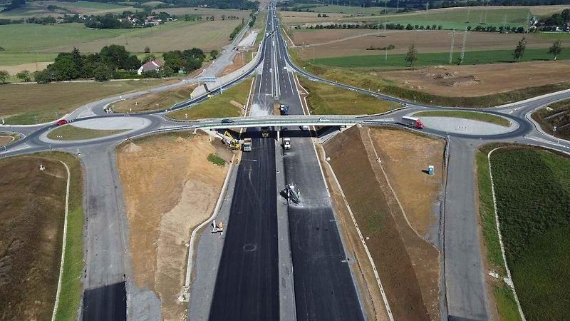 Dostavba dálnice D4 - červen 2024.