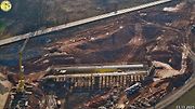 Staveniště dálnice D6 úseku Petrohrad - Lubenec. Foto: Jan Banán Svoboda