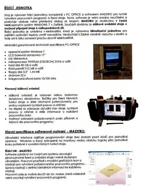 Ostatní (2015) CNC dřevo 5os robust SCM Accor - fotka 8 z 8