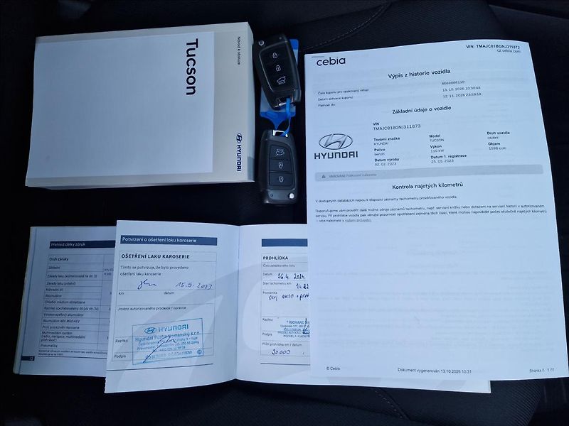 Hyundai Tucson 1.6 T-GDI 110kW Smart,ČR,1Maj - fotka 45 z 48