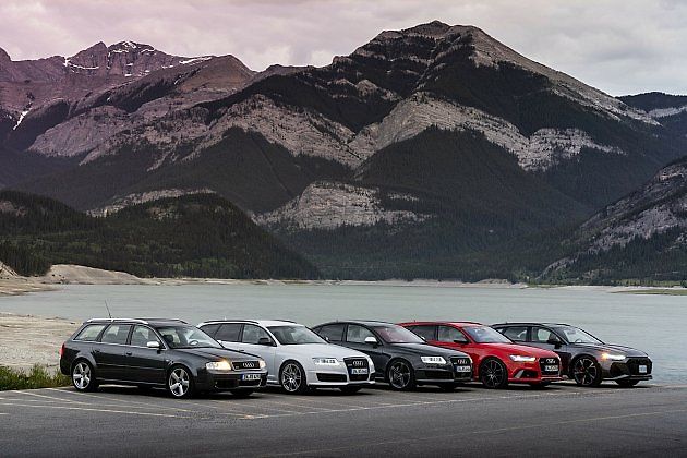 Audi RS6 se během čtyř generací proměňovalo, základní recept rychlého a praktického vozu však zůstal stejný., zdroj: Se svolením Audi.