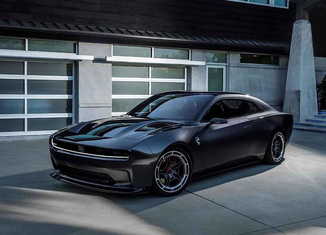 Koncept elektrického modelu Dodge Charger Daytona SRT.