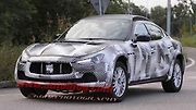 Testovací mula SUV Maserati Levante.