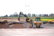 Snímky z výstavby dálnice D35 Džbánov - Litomyšl, duben 2025