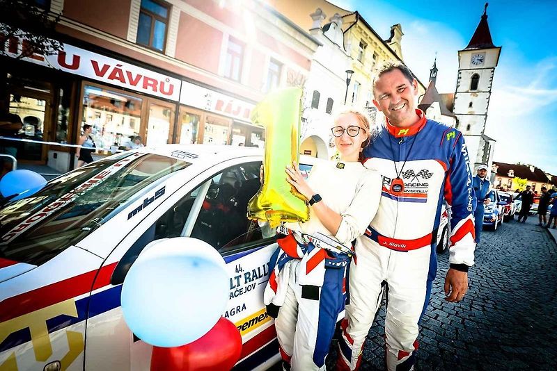 Rallye Český Krumlov 2024. Eliška Slavíková.