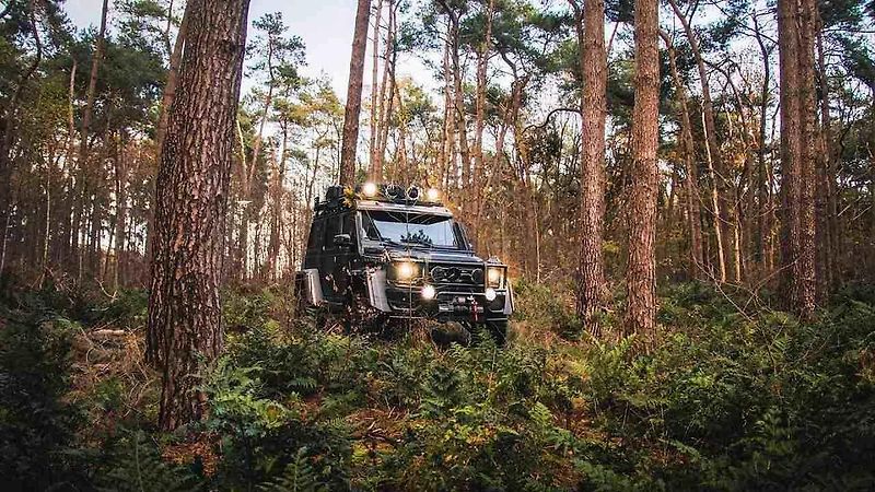 Mercedes-Benz G500 4x42 lyžaře Jona Olssona.