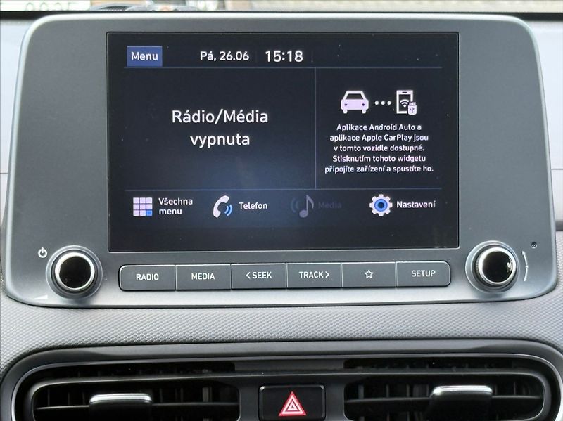 Hyundai Kona 1,0 T-GDI COMFORT ČR - fotka 11 z 15