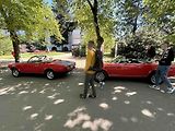 Kolonádu ovládla italská auta, na náměstí se dala ochutnat jihoevropská jídla.