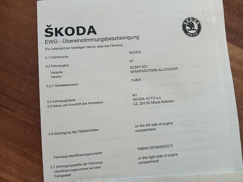 Škoda Fabia 1.4 16V Comfort - fotka 20 z 20