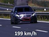Šofér letěl na dálnici D7 u průmyslové zóny Triangle rychlostí 199 km/h.