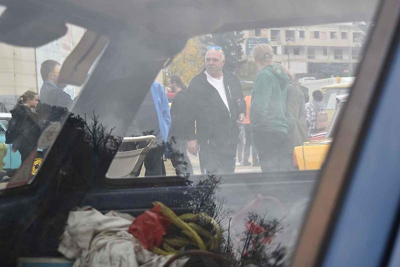 Historie na silnici! Fanoušci starých vozů zaplnili centrum Adamova. Na tradiční Doklikované.
