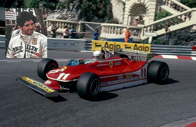 Jody Scheckter za volantem revoluční šestikolky Tyrrell P34.