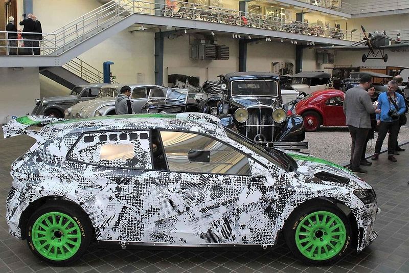 Z předání vozu Škoda Fabia RS Rally2 do sbírky Národního technické muzea v Praze.