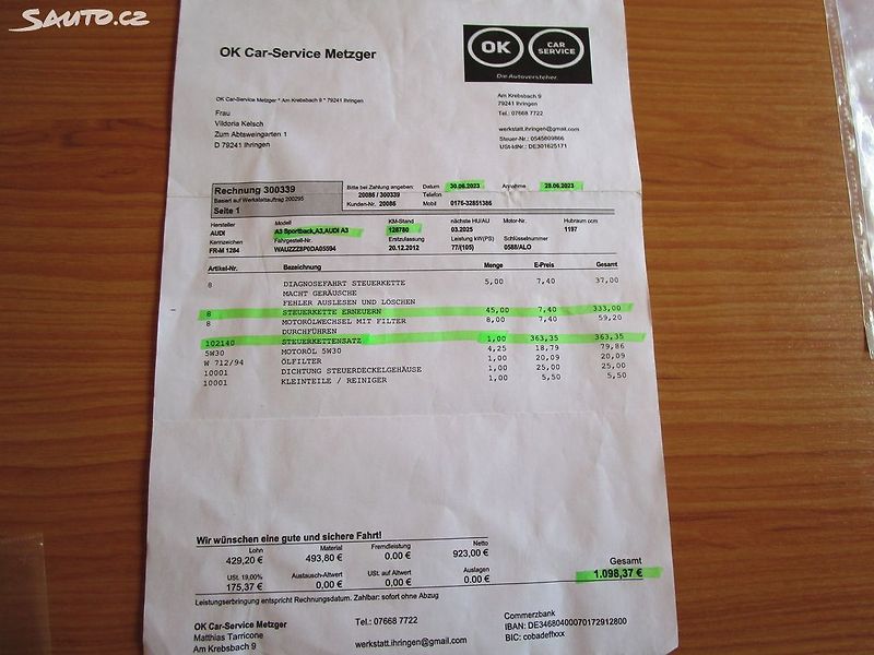 Audi A3 1,2TSI-77KW-NOVÁ STK+OLEJ - fotka 25 z 28