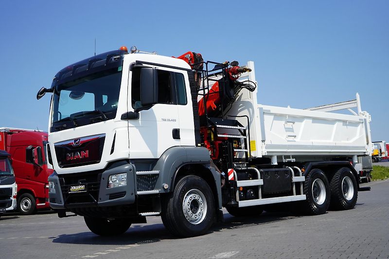MAN TGS (2019) 33.420 / E 6 / WYWROTKA + HDS  - fotka 30 z 62