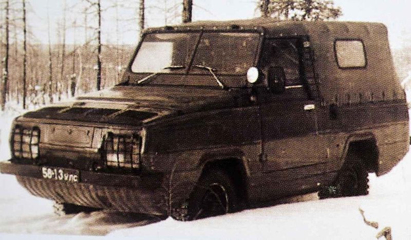 Expediční provedení vozu UAZ 3909