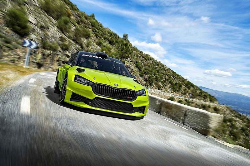 Jediný existující exemplář nové Fabie WRC stál při 