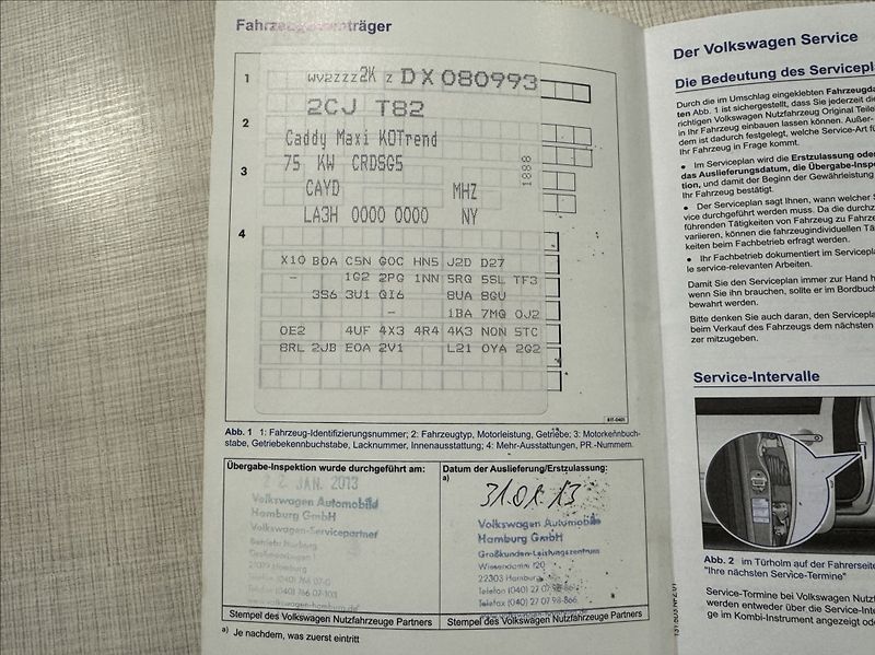 Volkswagen Caddy 1,6 TDI MAXI 7míst Webasto - fotka 44 z 50