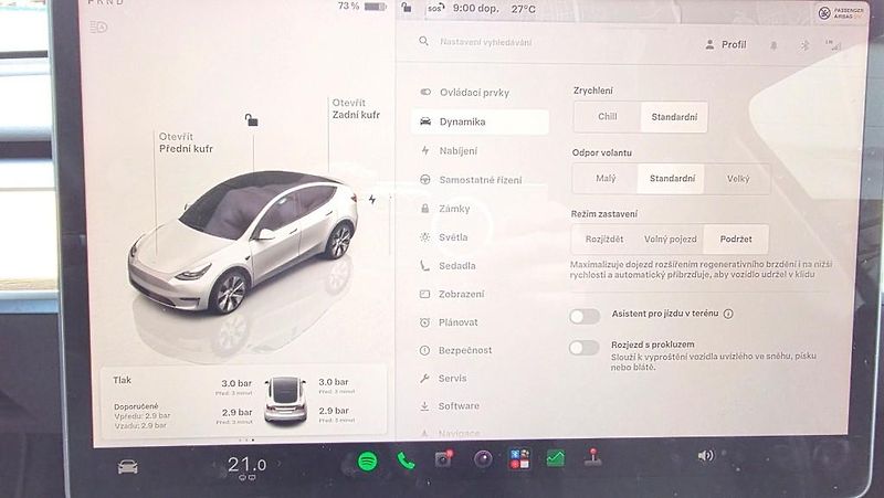 Tesla Model Y (2022) Long Range AWD SoH 91,4% - fotka 21 z 37