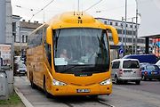 Moderní dálkový autobus Irizar. Foto: Wikimedia Commons, Ralf Roletschek, GFDL 1.2