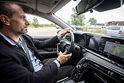 Prezentace vozidla Toyota Mirai, prvního auta na vodíkový pohon v ČR, které bude poprvé k vidění na Moravě, 19. srpna 2021 v Ostravě.