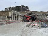 Proražení tunelu Homole na D35.