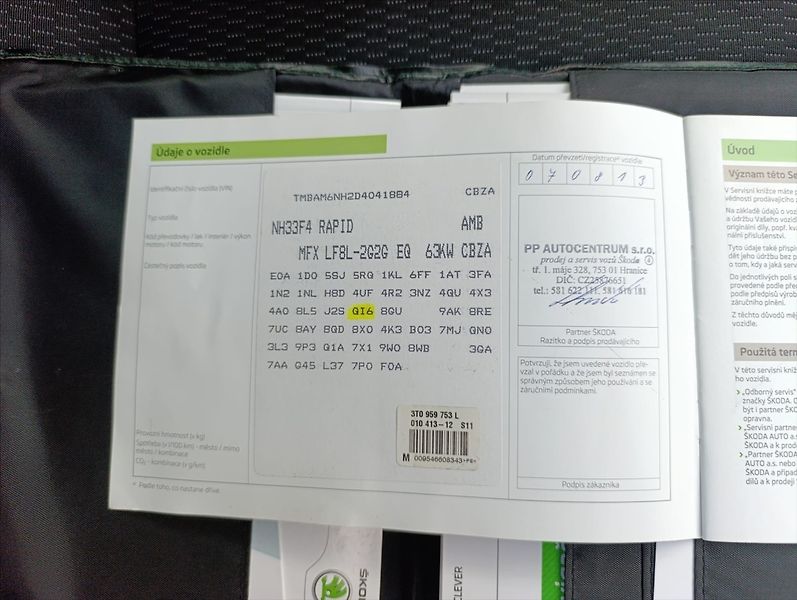 Škoda Rapid 1,2 TSi Aut.klima Navigace - fotka 30 z 38