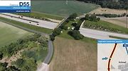 U Strejčkova lomu nad D55 vyroste ekodukt.