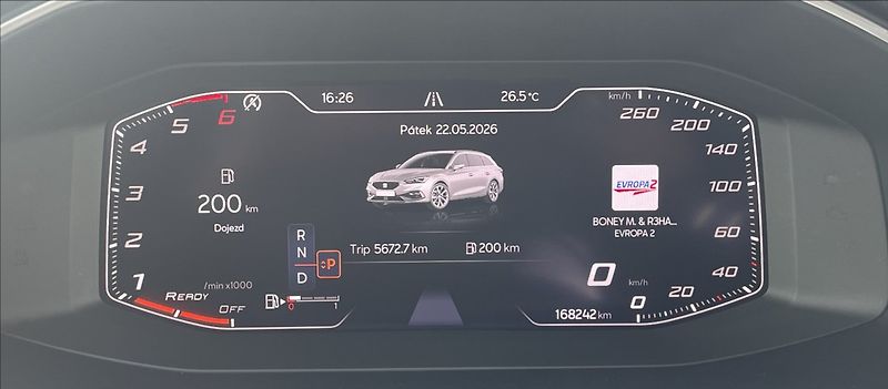 Seat Leon 2,0 TDi,FR,110kW,DSG,1.maj.,ČR - fotka 14 z 24