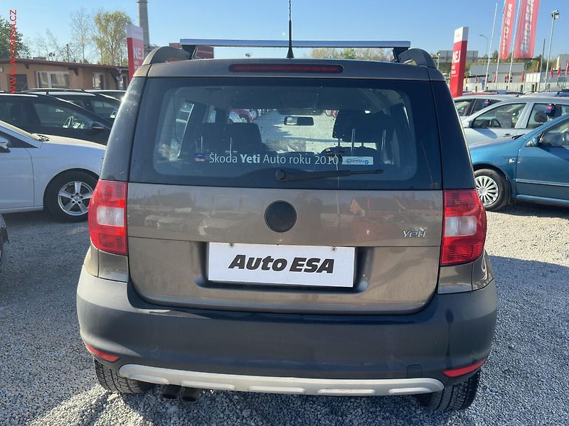 Škoda Yeti (2010) 1.2TSi, ČR, AC, el. výbava - fotka 5 z 15