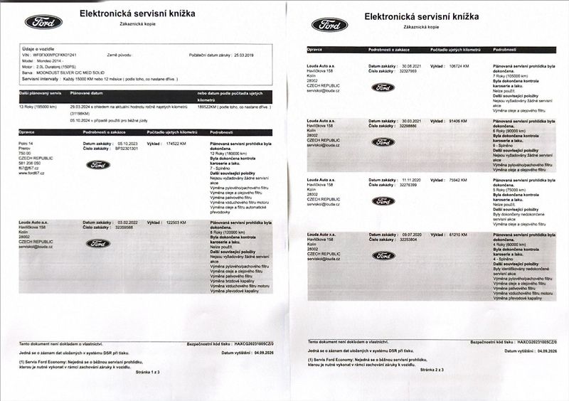 Ford Mondeo 2,0 TDCi TITANIUM tažné ČR - fotka 49 z 50