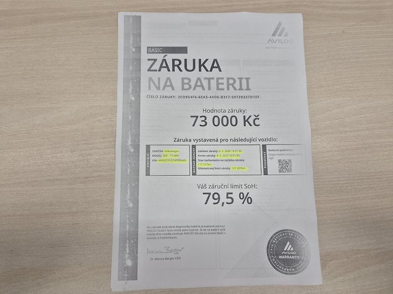 Volkswagen ID.4 150kw, PERFORMACE SOH 91,7% - fotka 7 z 8