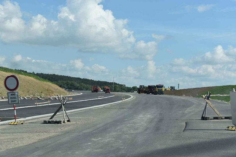 Dostavba dálnice D4 - červen 2024.