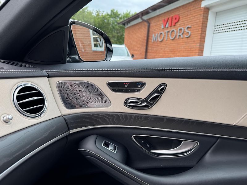 Mercedes-Benz Třídy S S400d-L-4M-AMG-R20-BURM-ČR - fotka 17 z 36