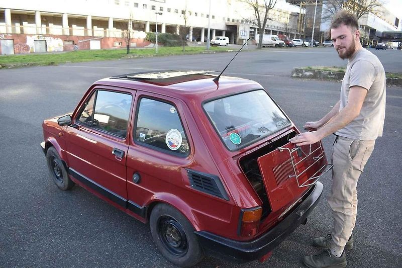 Fiat 126p z roku 1986 je využíván téměř každý den