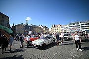Prvomájová jízda automobilových veteránů 2025 v Ústí nad Labem.