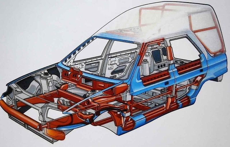 VW Caddy při zkoušce brzd v továrně Škoda Kvasiny